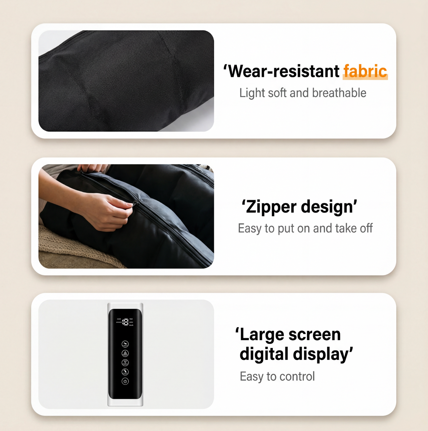 مدلك ضغط - أرجل كاملة 360° 