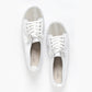 Shiny Silver Sneakers: Combine Style and Comfort for Your Everyday Life