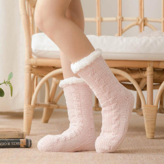 Chaussons douillets doublés en sherpa pour un confort ultime